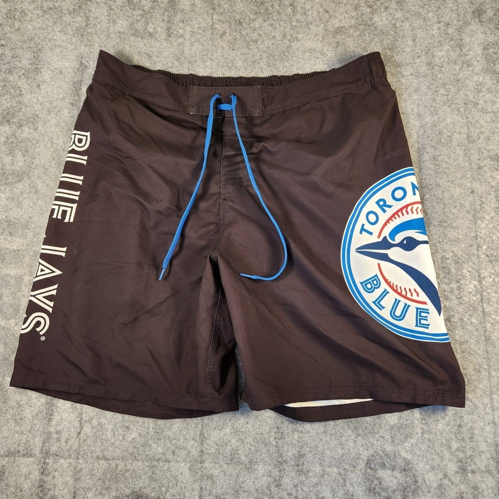 MLB Toronto Blue Jays Shorts Swim Trunks Men's Size XL‎ Black